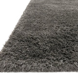 Charcoal Solid Plush Shag Rug - Image 4