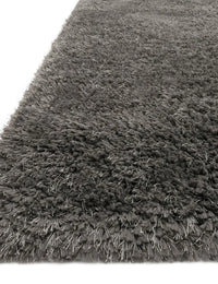 Charcoal Solid Plush Shag Rug - Image 4