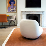 Charlston Copper Irregular Hand-Tufted Wool Rug - Image 1