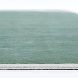 Charlston Green Irregular Hand-Tufted Wool Rug - Image 2