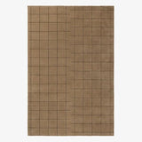 Chestnut Geometric Hand-Tufted Wool Rug - Image 4