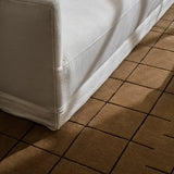 Chestnut Geometric Hand-Tufted Wool Rug - Image 5