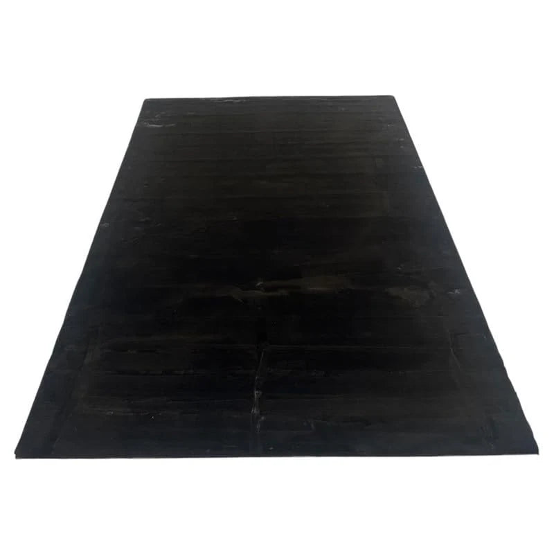 Chocolate Brown Faux Rabbit Fur Rug - Image 3