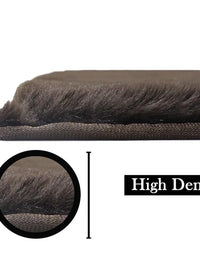 Chocolate Faux Rabbit Fur Rug - Image 6