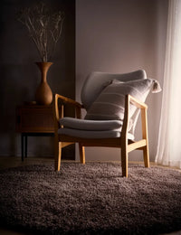Chocolate Solid Plush Shag Rug - Image 3