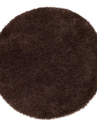 Chocolate Solid Plush Shag Rug - Image 5