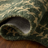 Christmas Forest Oatmeal Floral Hand-Tufted Wool Rug - Image 7