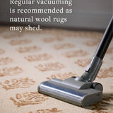Christmas Ivory, Natural Floral Hand-Tufted Wool Rug - Image 3