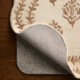 Christmas Ivory, Natural Floral Hand-Tufted Wool Rug - Image 6