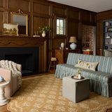 Christmas Wheat, Ivory Floral Hand-Tufted Wool Rug - Image 1