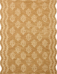Christmas Wheat, Ivory Floral Hand-Tufted Wool Rug - Image 2