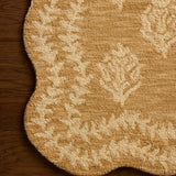 Christmas Wheat, Ivory Floral Hand-Tufted Wool Rug - Image 5
