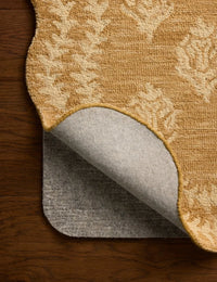 Christmas Wheat, Ivory Floral Hand-Tufted Wool Rug - Image 6