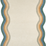 Claret Irregular Hand-Tufted Wool Rug - Image 3