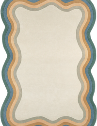 Claret Irregular Hand-Tufted Wool Rug - Image 3