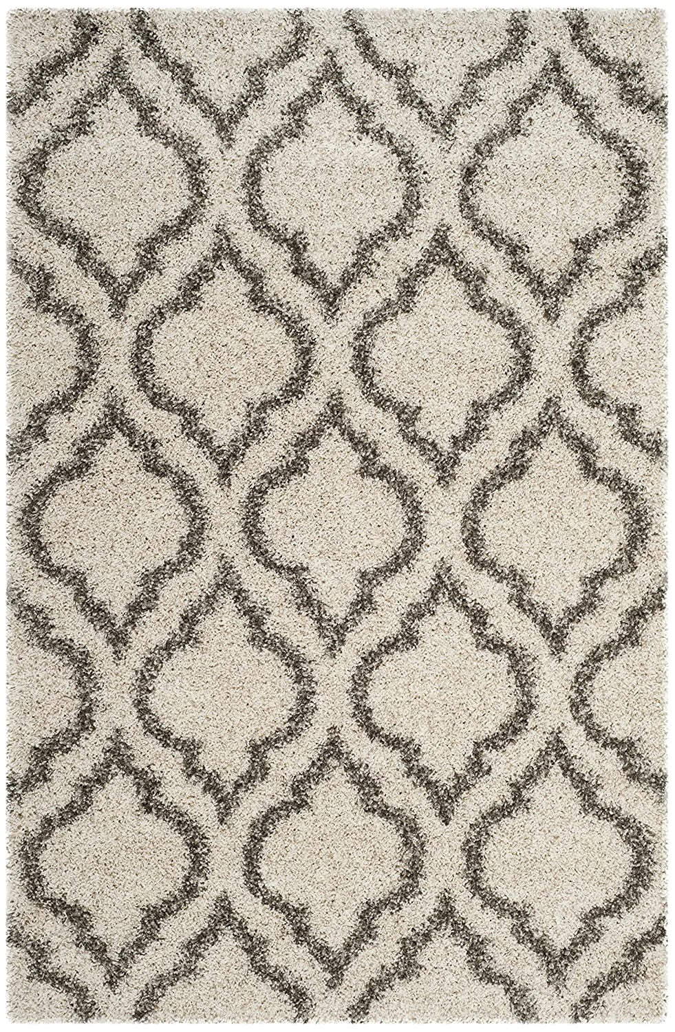 Club CREAM BEIGE Retro Collection Plush Shag Rug - Image 3