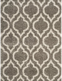 Club Heather Grey & Ivory Retro Plush Shag Rug - Image 2