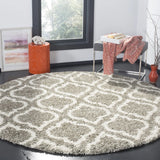 Club Heather Grey & Ivory Retro Plush Shag Rug - Image 3