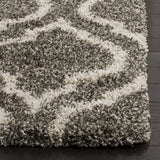 Club Heather Grey & Ivory Retro Plush Shag Rug - Image 5