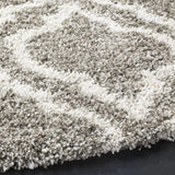 Club Heather Grey & Ivory Retro Plush Shag Rug - Image 6
