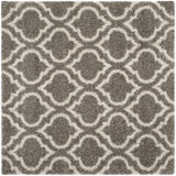 Club Heather Grey & Ivory Retro Plush Shag Rug - Image 9