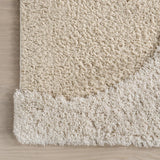 Coco Beige Ripple Collection Plush Shag Rug - Image 4