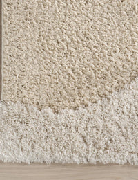 Coco Beige Ripple Collection Plush Shag Rug - Image 4
