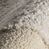 Coco Beige Ripple Collection Plush Shag Rug - Image 6
