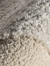 Coco Beige Ripple Collection Plush Shag Rug - Image 6