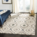 Coco CREAM MULTI Ripple Collection Plush Shag Rug - Image 4