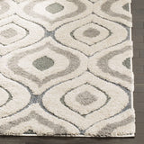 Coco CREAM MULTI Ripple Collection Plush Shag Rug - Image 6