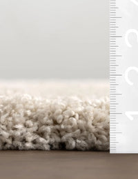 Coco Light Brown Ripple Collection Plush Shag Rug - Image 2