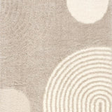 Coco Light Brown Ripple Collection Plush Shag Rug - Image 3
