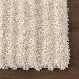 Coco Light Brown Ripple Collection Plush Shag Rug - Image 4