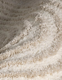 Coco Light Brown Ripple Collection Plush Shag Rug - Image 6