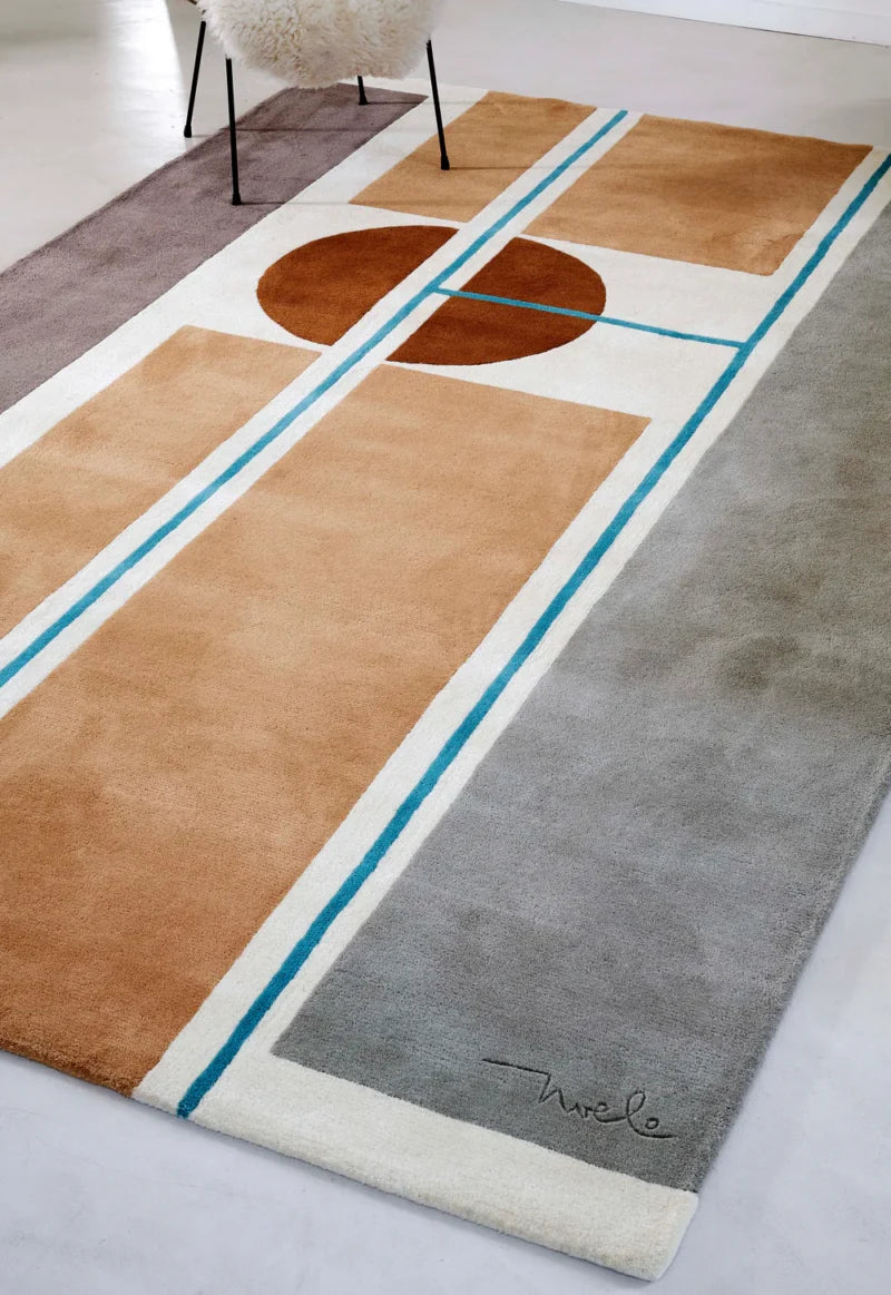 Colagem Abstract Hand-Tufted Wool Rug - Image 3