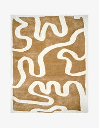 Congrand Abstract Hand-Tufted Wool Rug - Image 1
