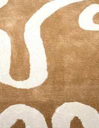Congrand Abstract Hand-Tufted Wool Rug - Image 5