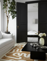 Congrand Abstract Hand-Tufted Wool Rug - Image 6
