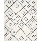 Cosmic Blue Retro Collection Plush Shag Rug - Image 2