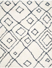 Cosmic Blue Retro Collection Plush Shag Rug - Image 2