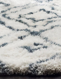 Cosmic Blue Retro Collection Plush Shag Rug - Image 3