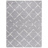 Cosmic Grey Retro Collection Plush Shag Rug - Image 2