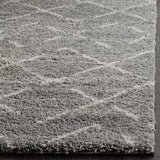 Cosmic Grey Retro Collection Plush Shag Rug - Image 3