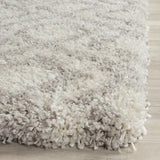 Cosmic Ivory Beige Retro Collection Plush Shag Rug - Image 2