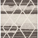 Cosmic Sand, Ivory Retro Collection Plush Shag Rug - Image 2