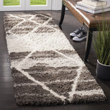 Cosmic Sand, Ivory Retro Collection Plush Shag Rug - Image 3
