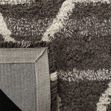 Cosmic Sand, Ivory Retro Collection Plush Shag Rug - Image 5
