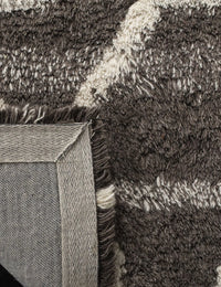 Cosmic Sand, Ivory Retro Collection Plush Shag Rug - Image 5