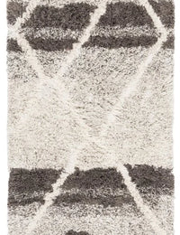 Cosmic Sand, Ivory Retro Collection Plush Shag Rug - Image 6